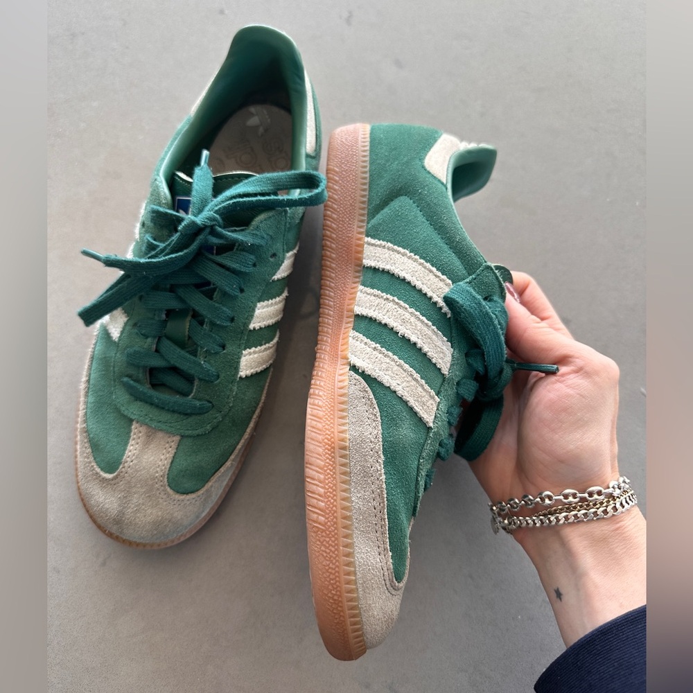 Green and Gray Sambas W8 - Picture 2 of 3
